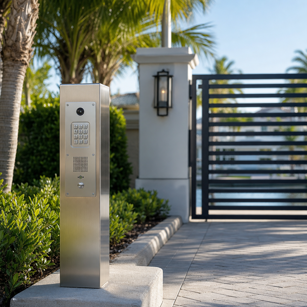 Illustration for gate installation in Lighthouse Point