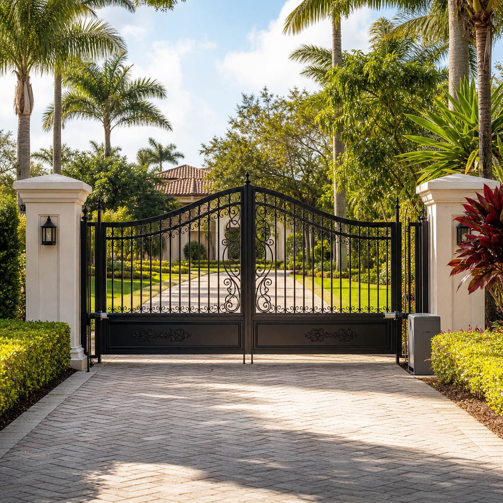 Illustration for gate repair in Weston