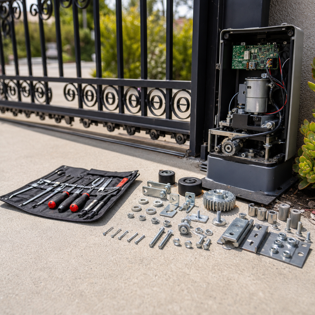 Illustration for automatic gate repair in Walnut Park