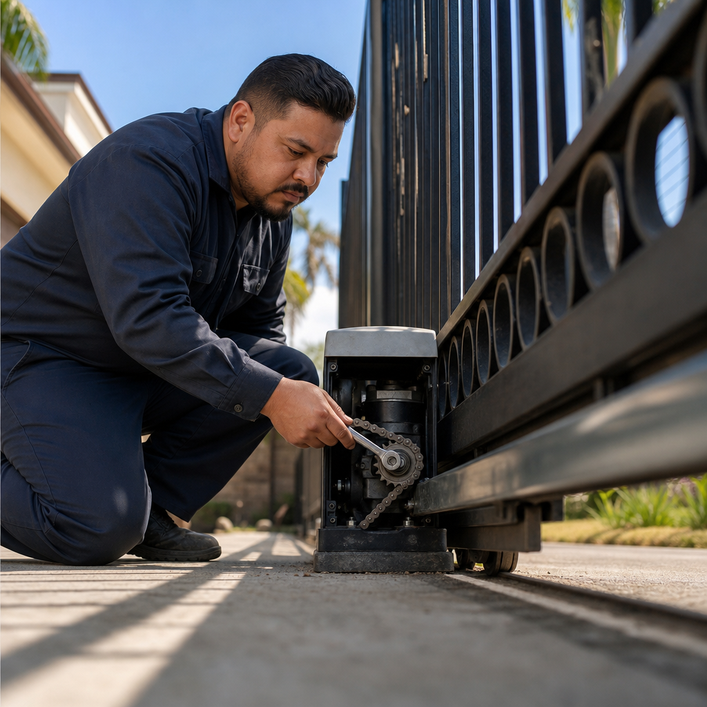 Illustration for electric gate repair in East Los Angeles