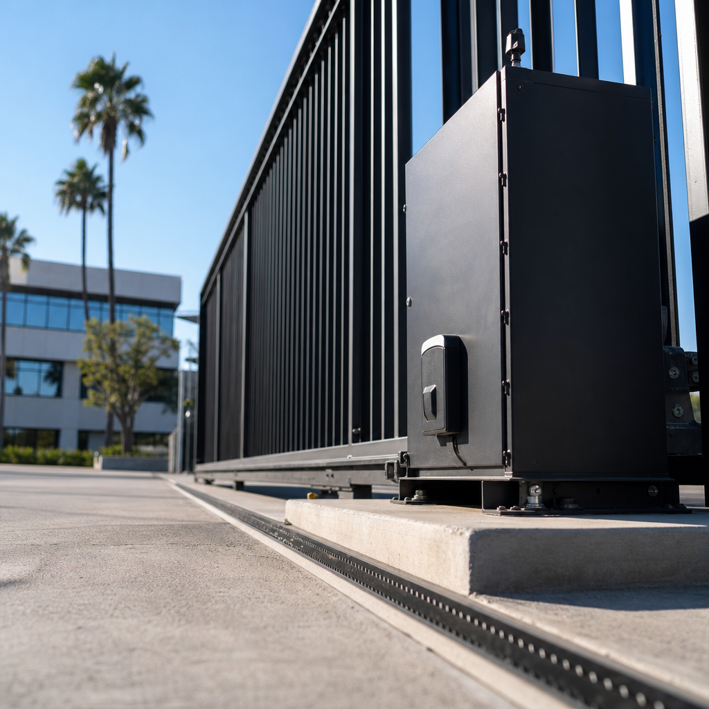 Illustration for commercial gate entry systems