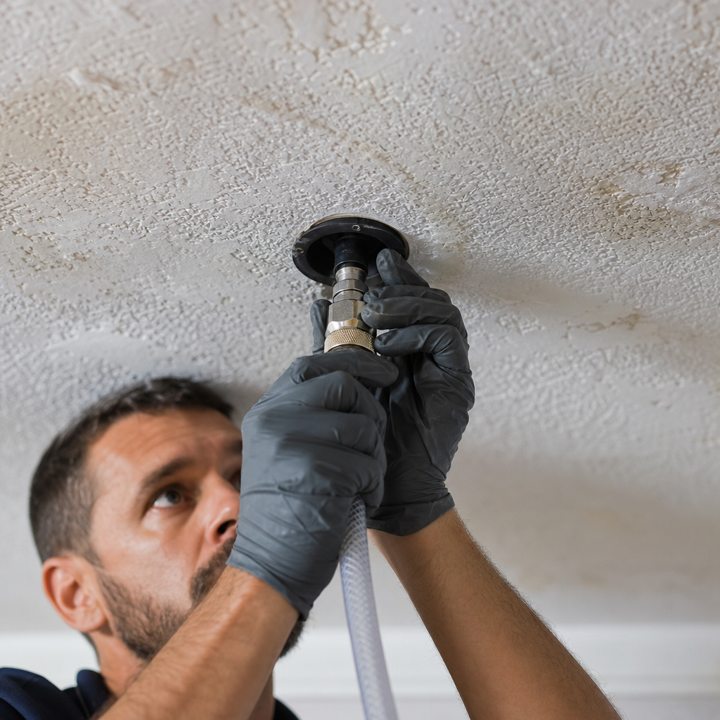 Illustration for ceiling water damage repair in Mount Vernon