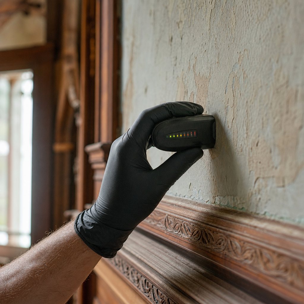 Illustration for water damage restoration in Pelham