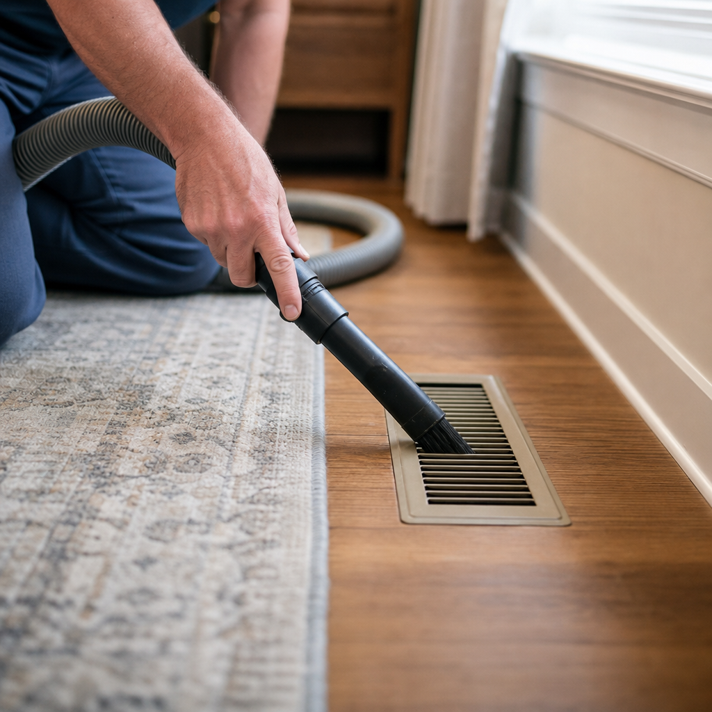 Illustration for residential duct cleaners