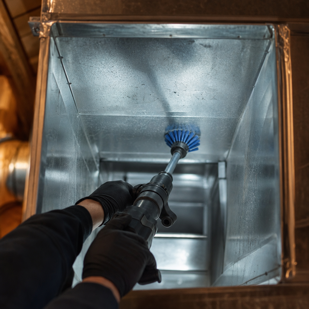 Illustration for air duct sanitizing near me