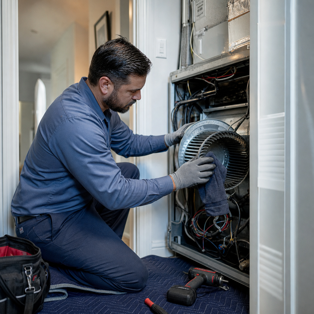 Illustration for hvac cleaning in Echo Park