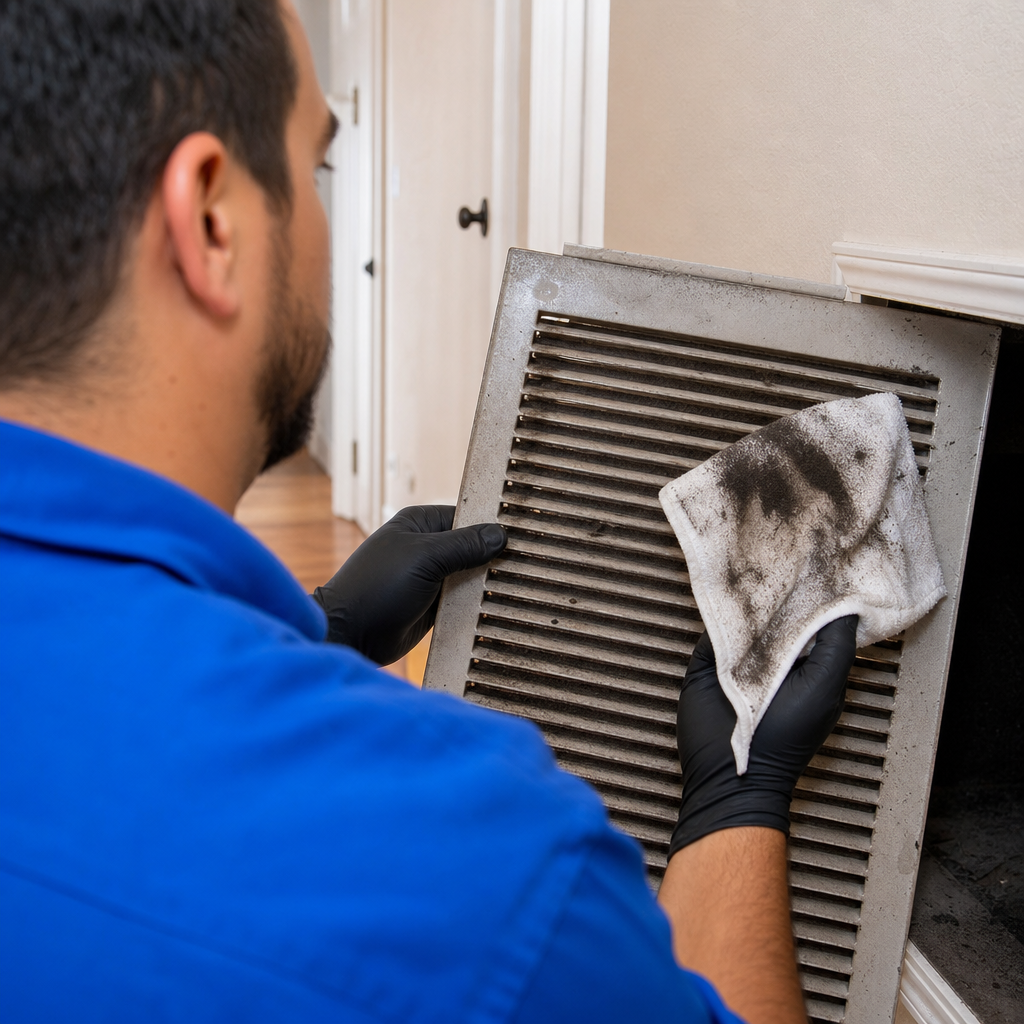 Illustration for air duct cleaning in Cudahy