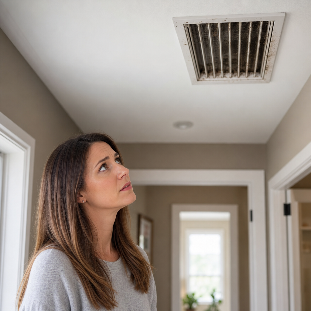 Illustration for air duct cleaning in Bell