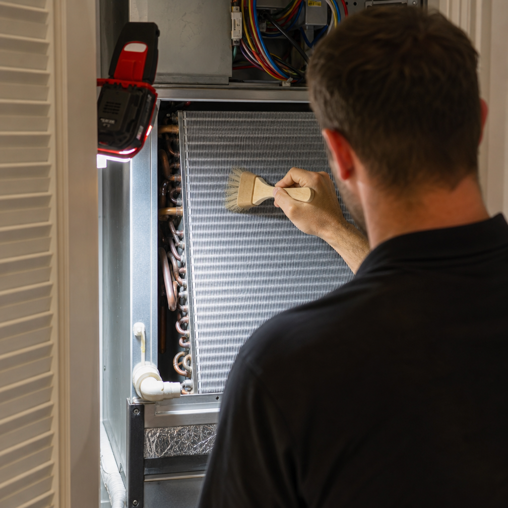 Illustration for air duct cleaning in Commerce