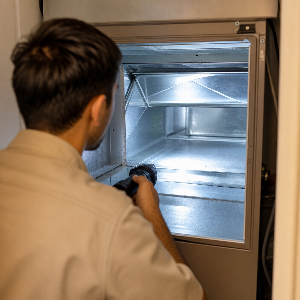 Illustration for hvac cleaning in Koreatown