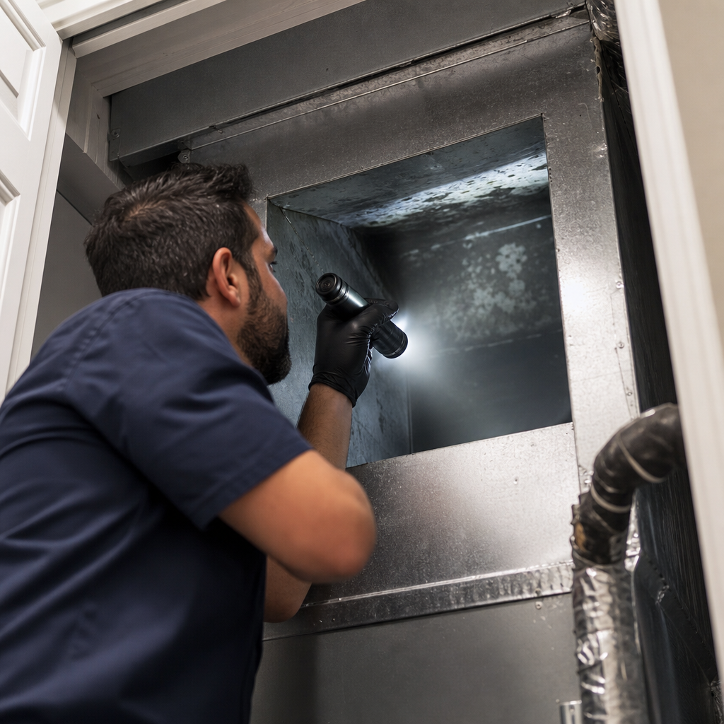 Illustration for free hvac sanitizing quote la