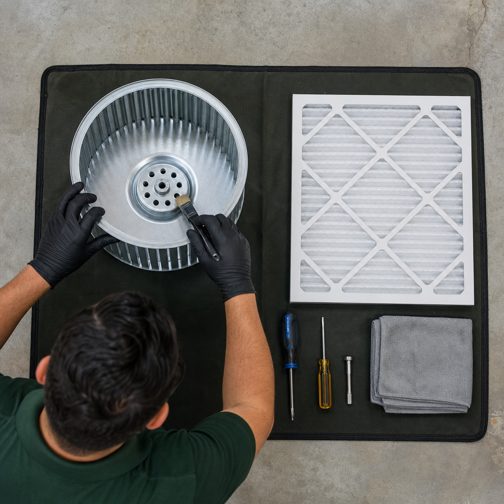 Illustration for hvac cleaning in Huntington Park