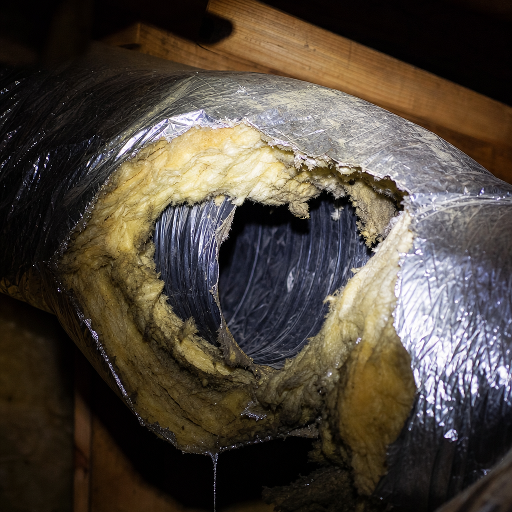 Illustration for duct repair cost