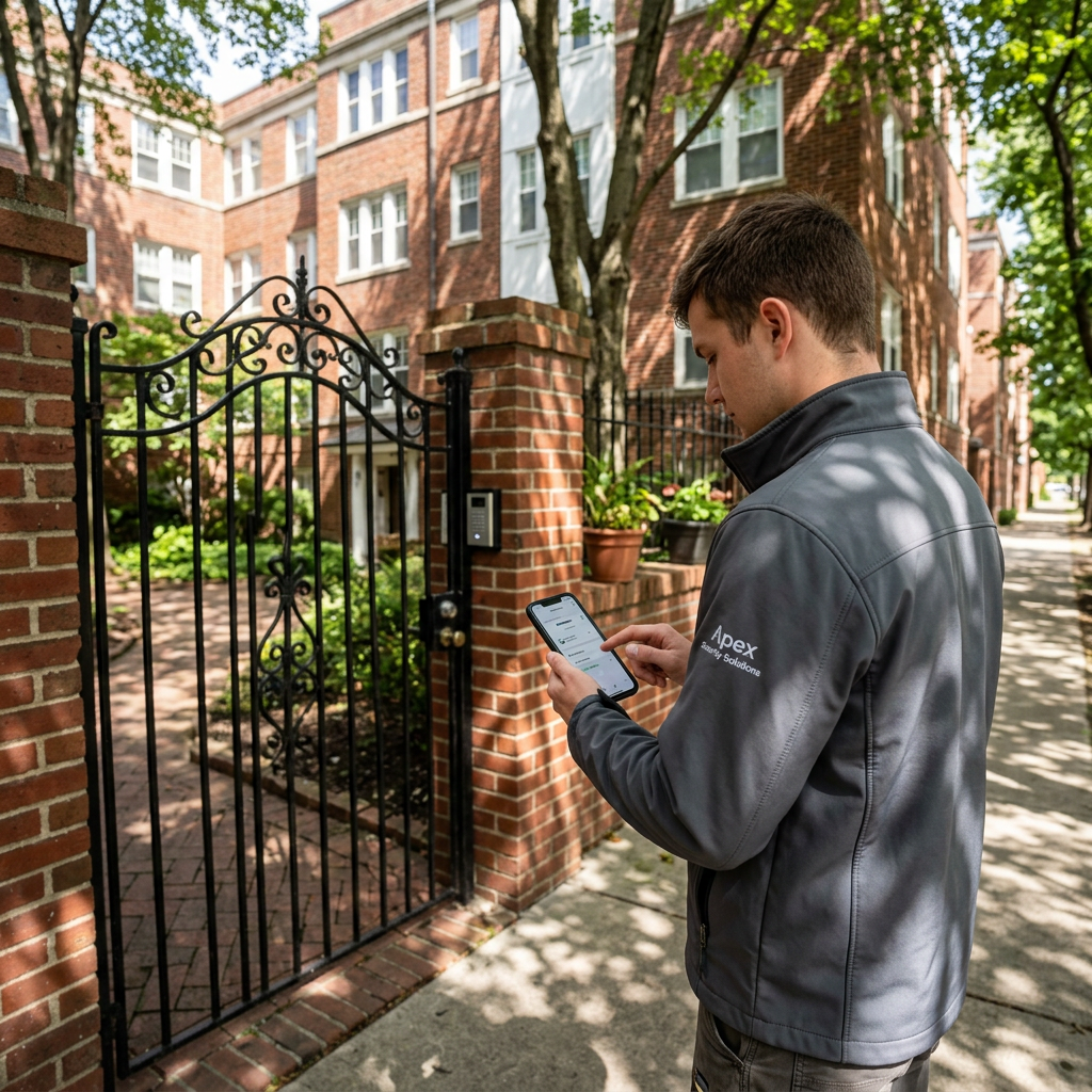 Illustration for gate repair in Albany Park