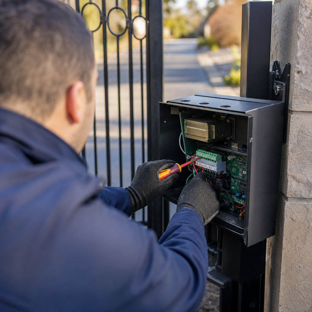 Illustration for gate repair in Buffalo Grove