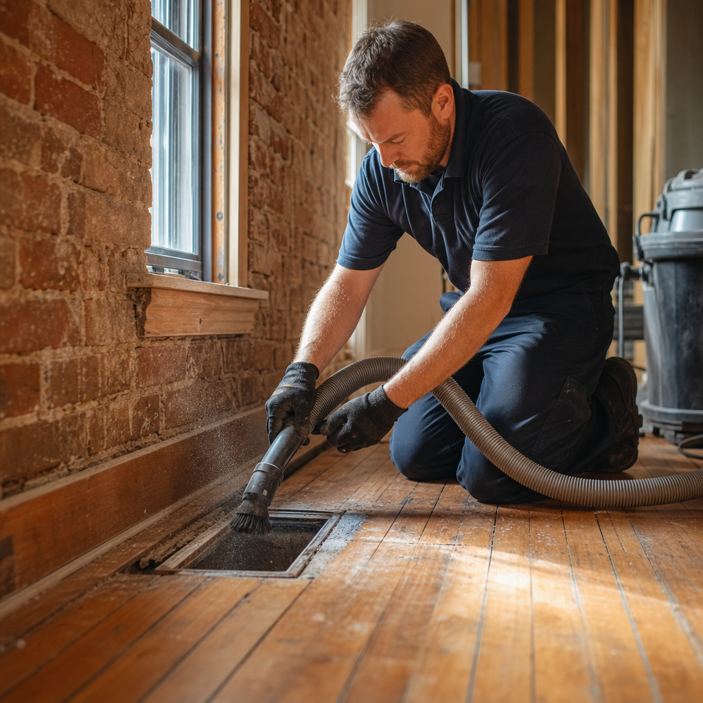 Illustration for air duct cleaning in Alexandria