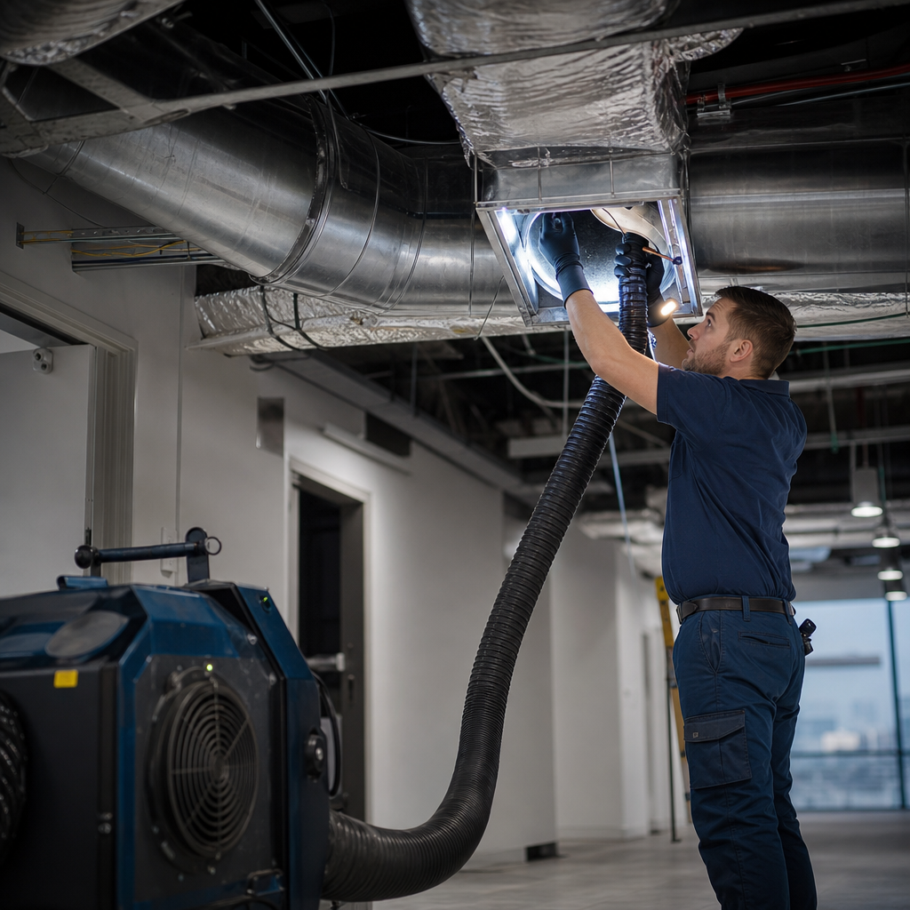 Illustration for air duct cleaning in Baltimore