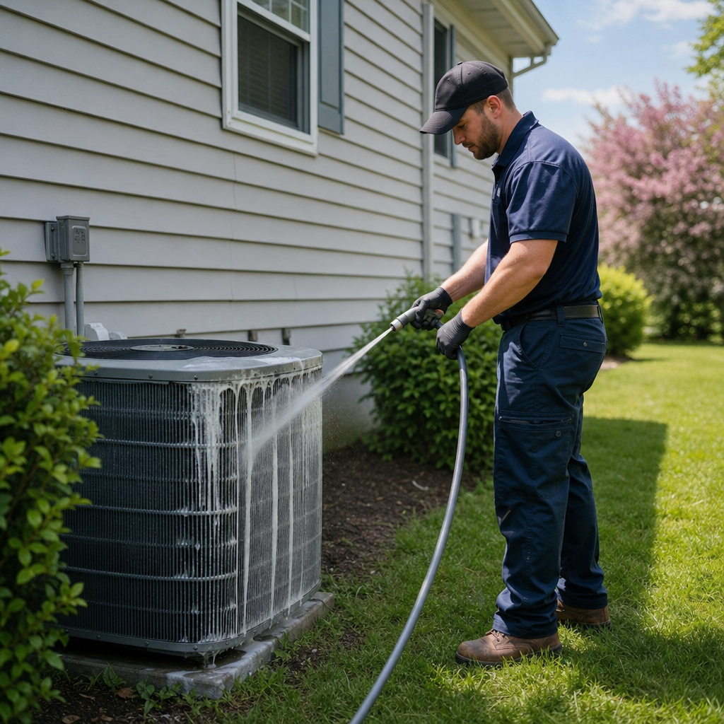 Illustration for air duct cleaning in Edgemere
