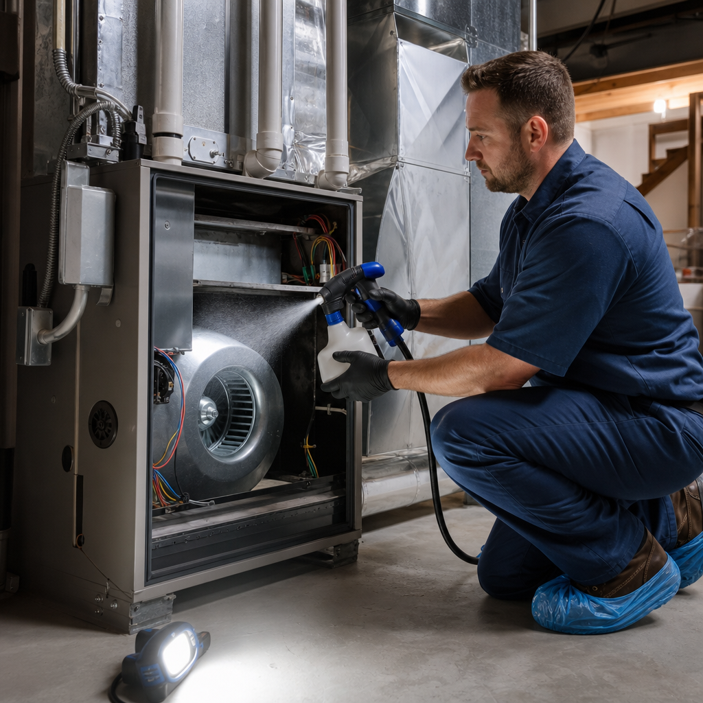Illustration for air duct cleaning in Annapolis