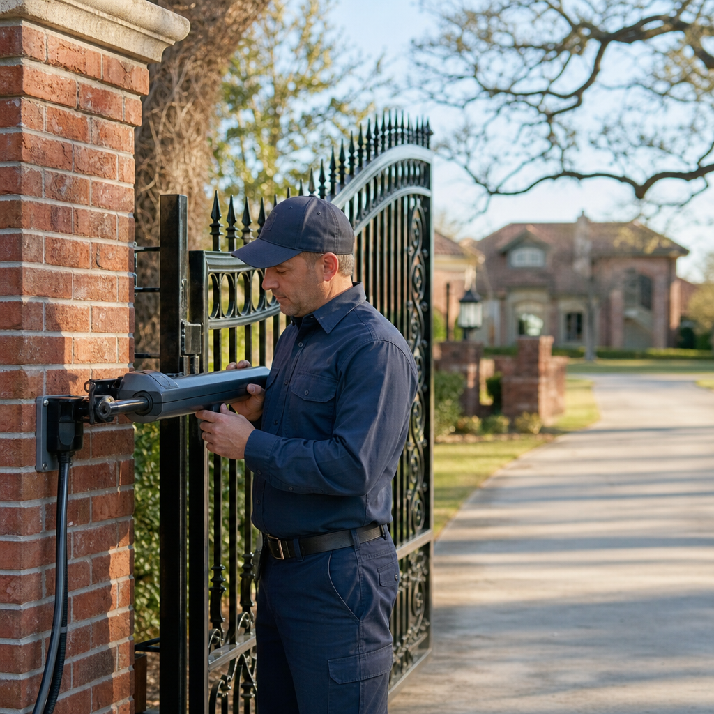 Illustration for emergency gate repair