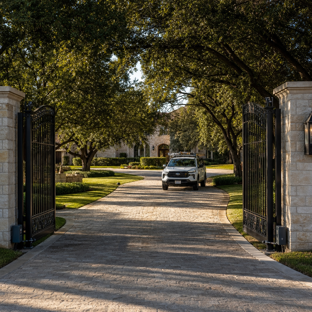 Illustration for automatic gate repair dallas