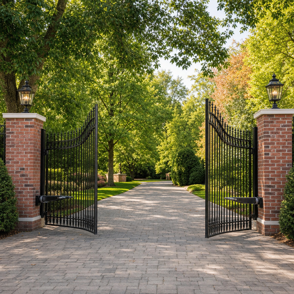 Illustration for driveway gate repair