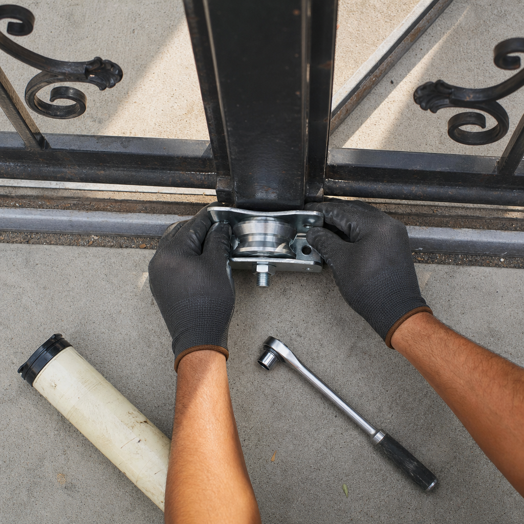 Illustration for automatic gate repair cost