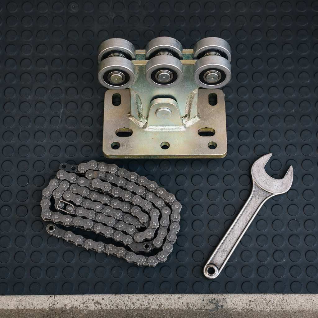 Illustration for commercial gate repair