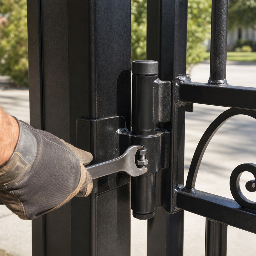 Illustration for driveway gate repair