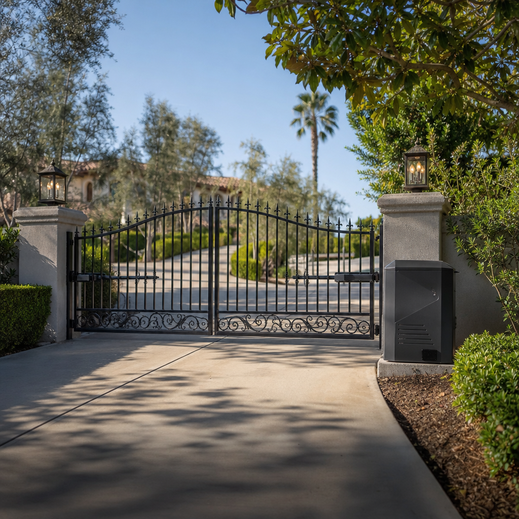 Illustration for wrought iron gate repair