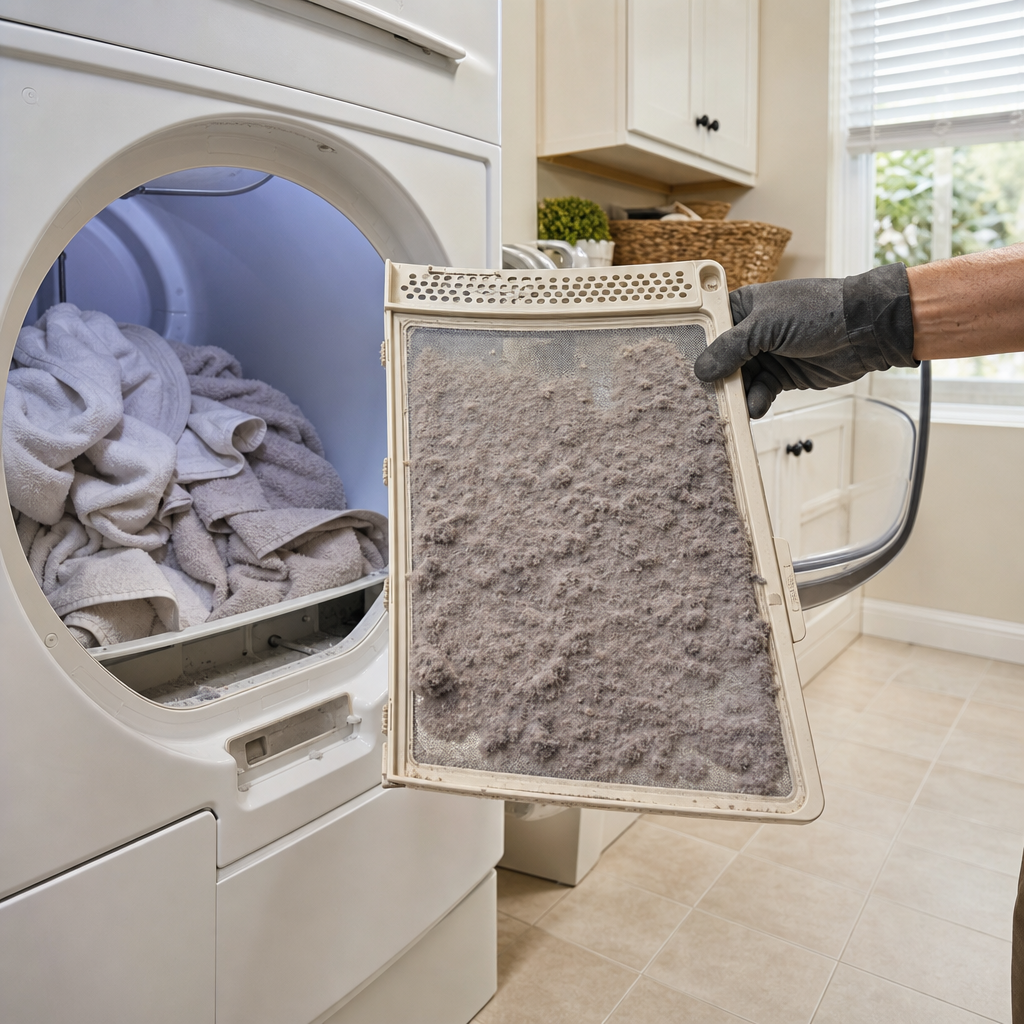 Illustration for dryer vent cleaning in Sun City Center