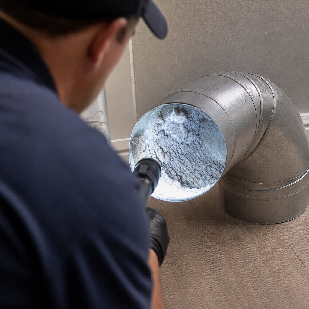 Illustration for dryer vent cleaning in Egypt Lake-Leto