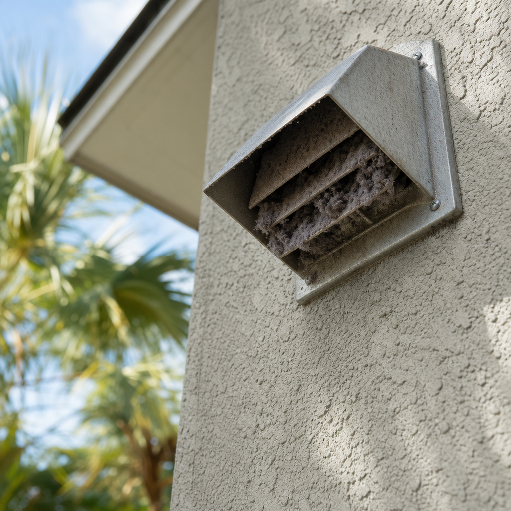 Illustration for dryer vent cleaning in Dunedin