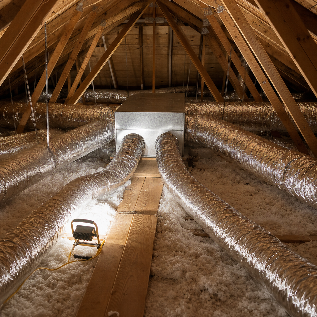 Illustration for air duct cleaning in Willow Oak
