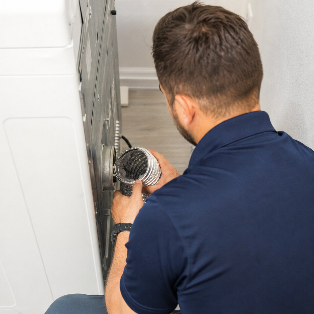 Illustration for air duct cleaning in Ruskin