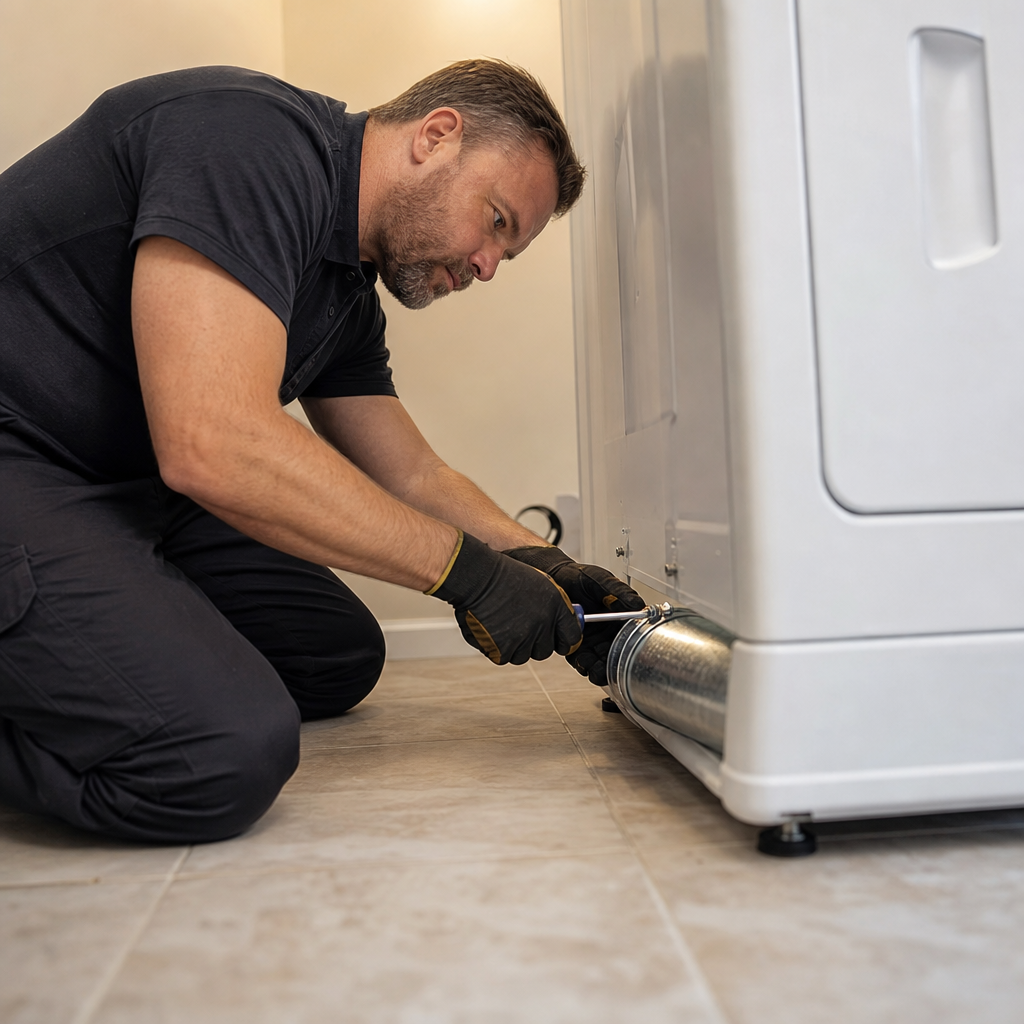 Illustration for dryer vent cleaning in East Lake-Orient Park