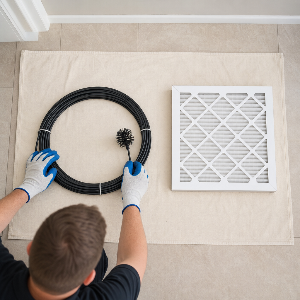 Illustration for air duct cleaning in Riverview