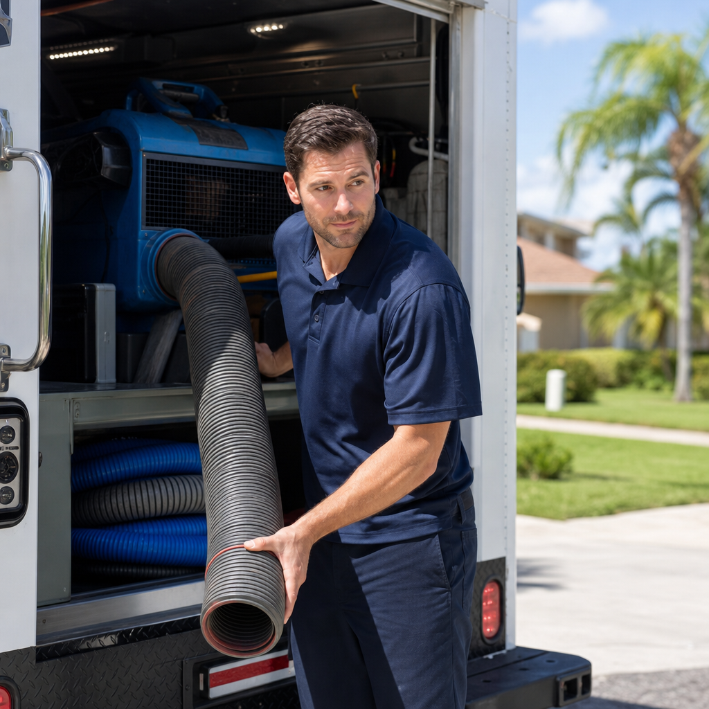 Illustration for air duct cleaning in Lakeland