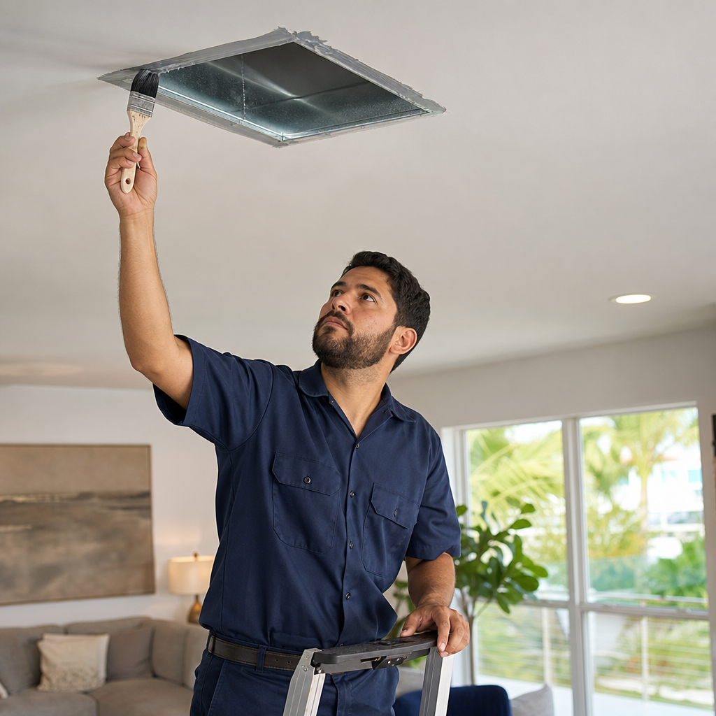 Illustration for air vent cleaning in Brandon