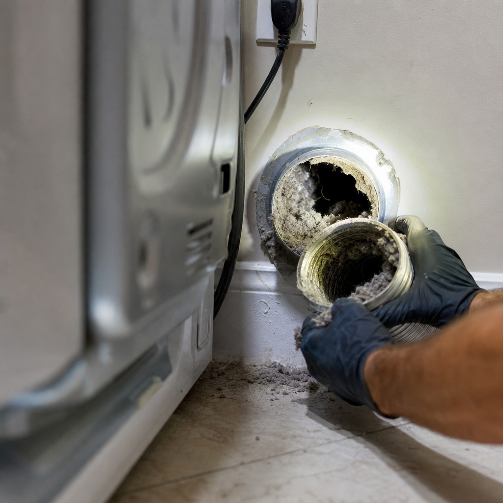 Illustration for dryer vent cleaning in Sarasota