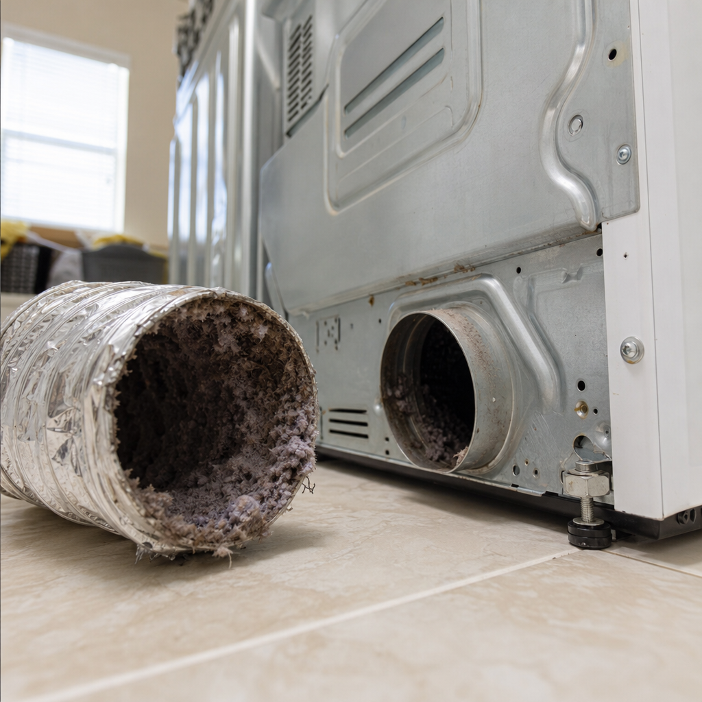 Illustration for dryer vent cleaning in Largo