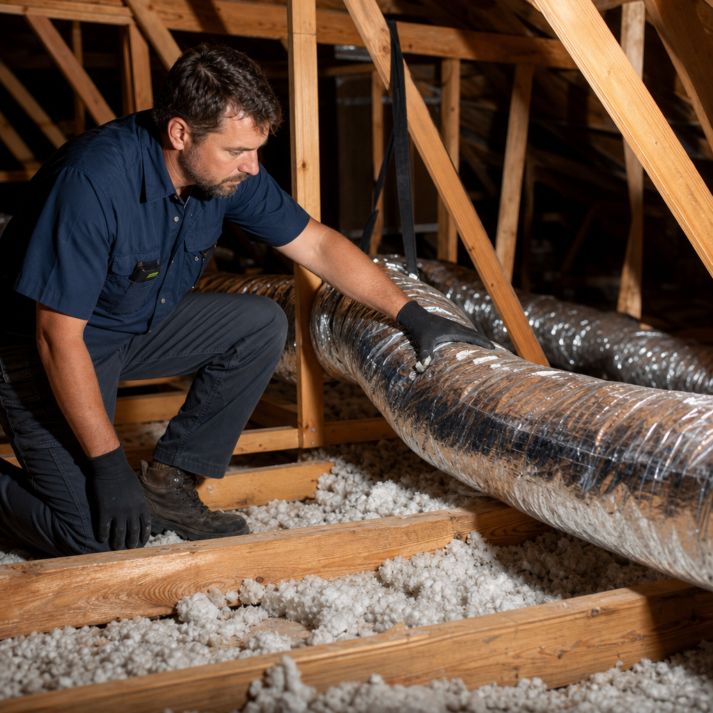 Illustration for dryer vent cleaning in Carrollwood Village