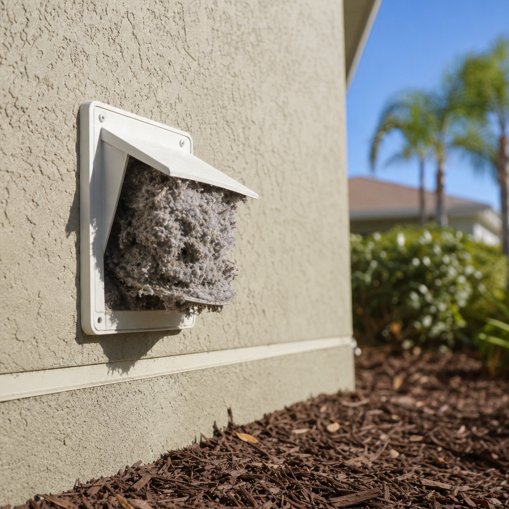 Illustration for dryer vent cleaning in Cheval