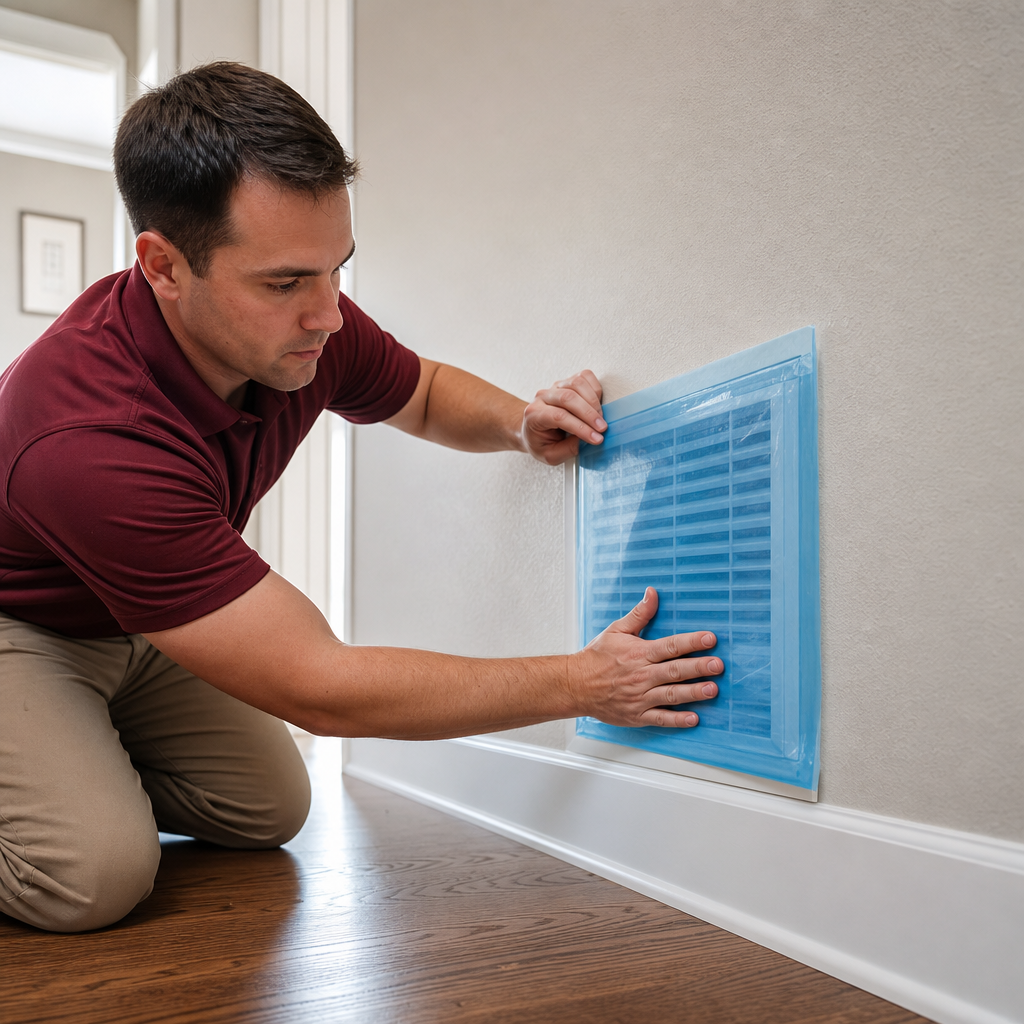 Illustration for Residential duct cleaning