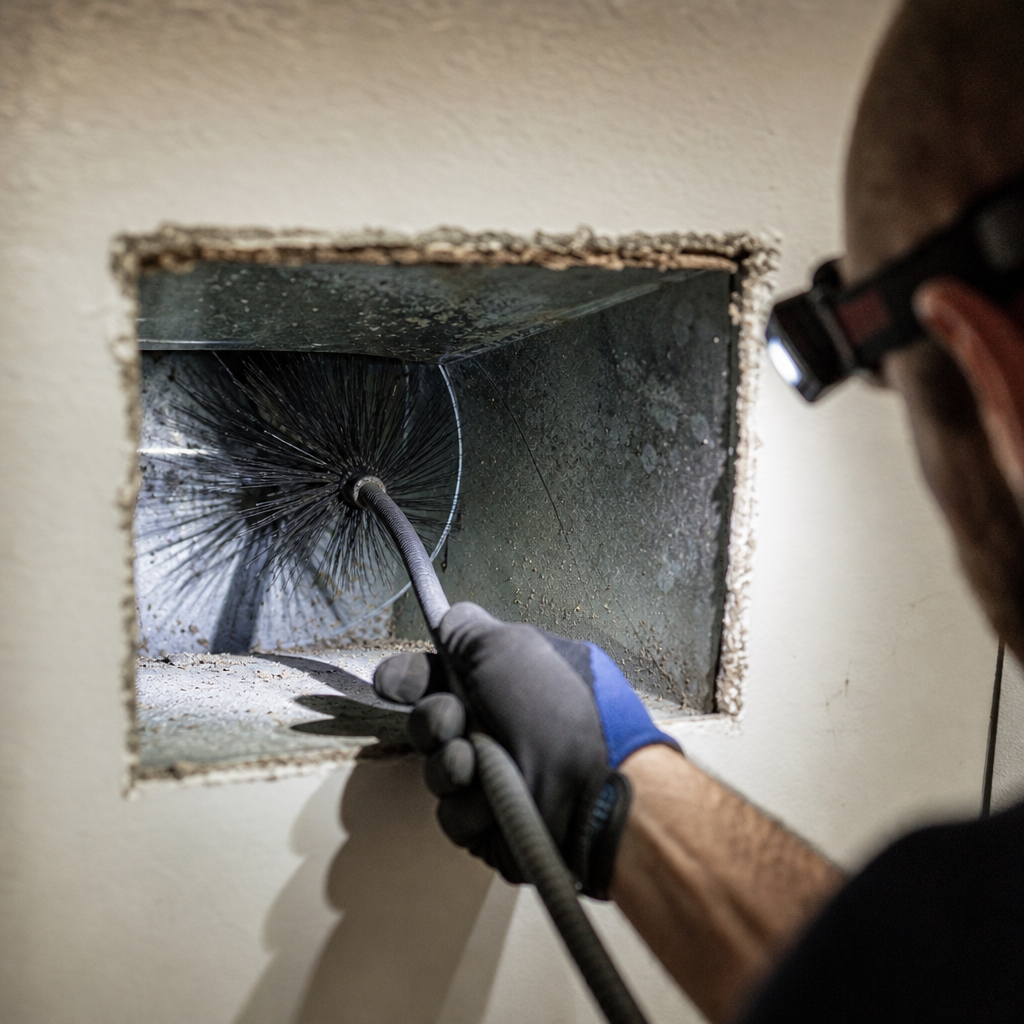 Illustration for mold in air ducts