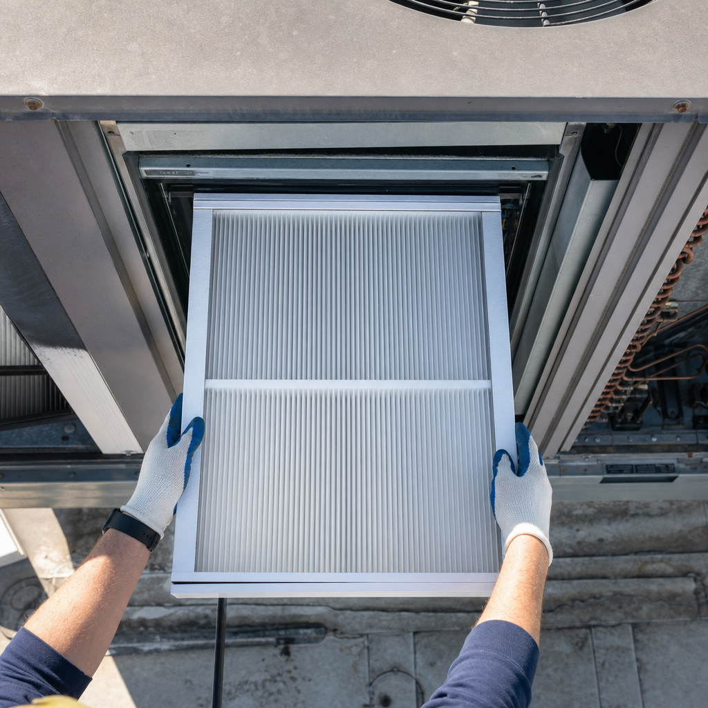 Illustration for commercial air duct cleaning