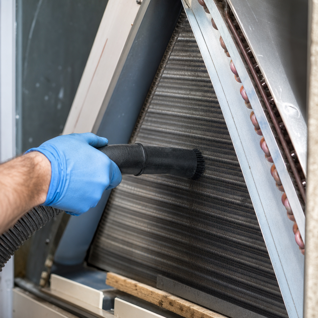 Illustration for air duct cleaning