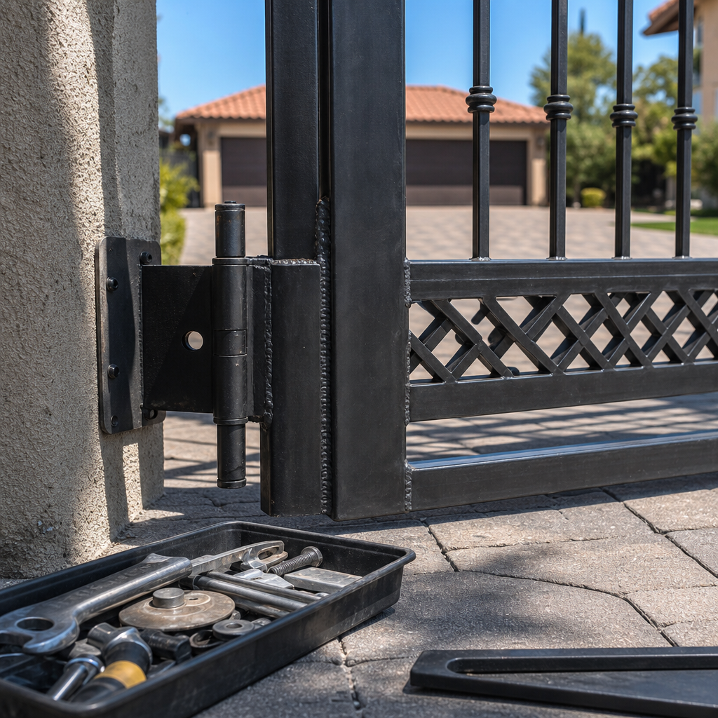 Illustration for gate welding in Northridge