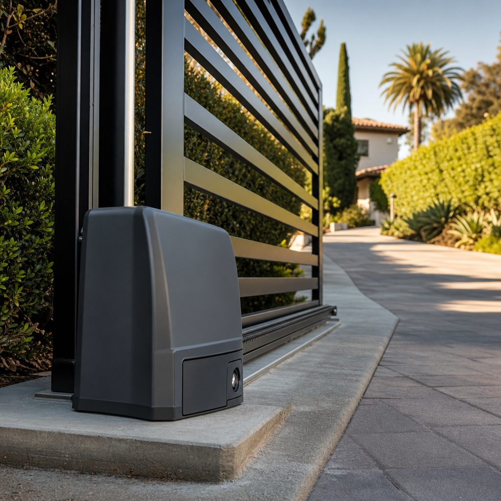 Illustration for driveway gate installation in Encino