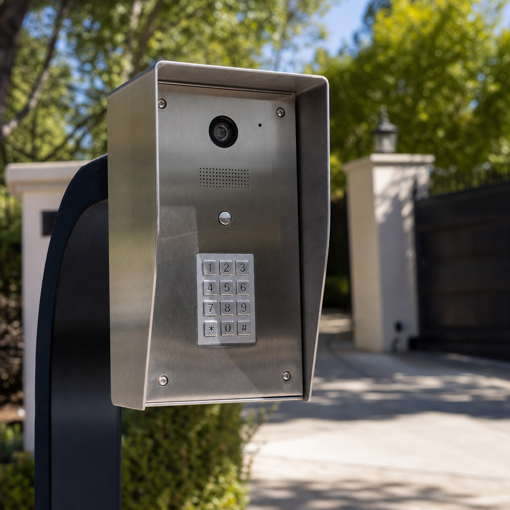 Illustration for gate access control in Encino